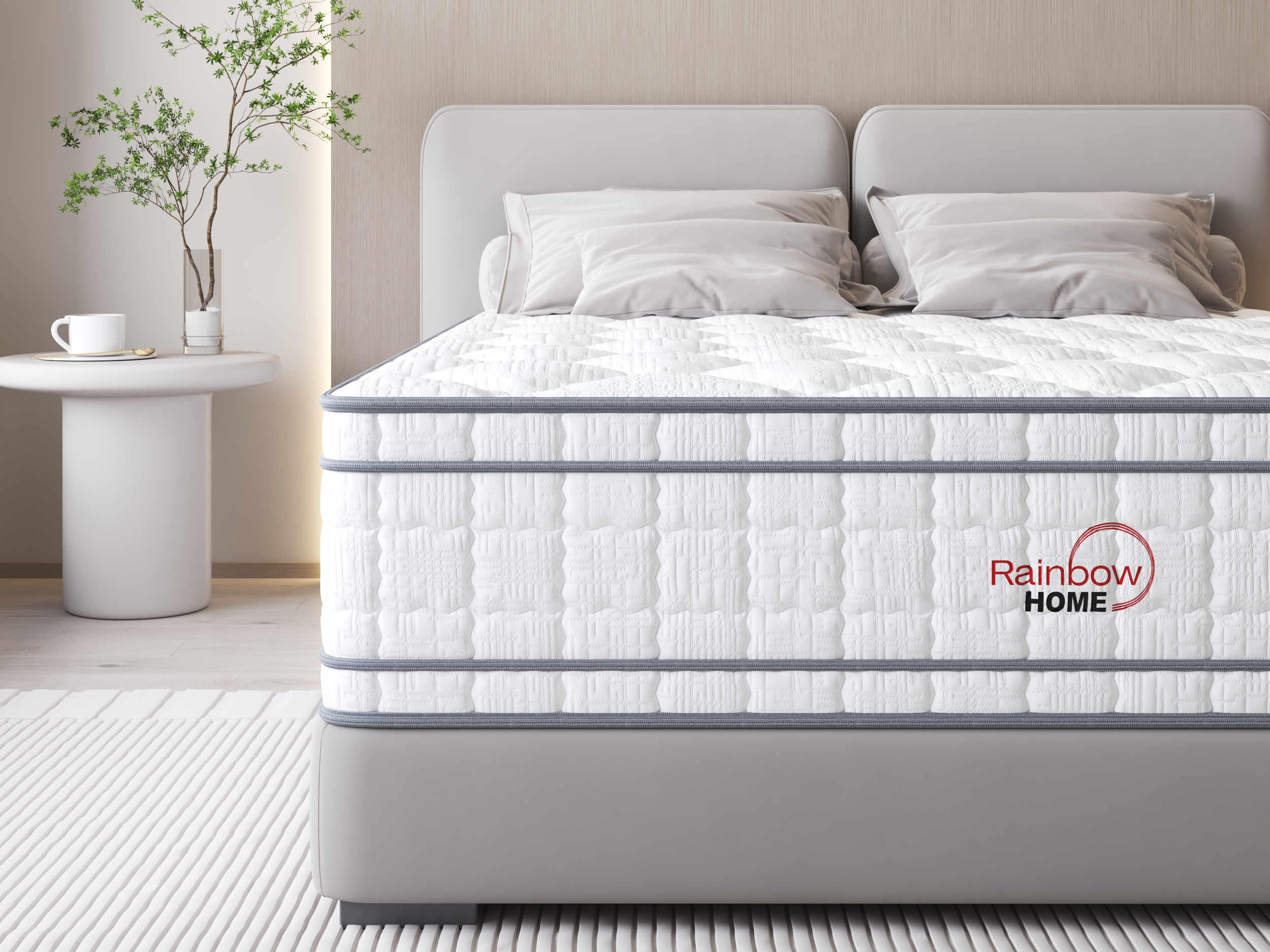 30 cm Euro-Top Pocket Spring Mattress – Rome – Rainbow Home Centre