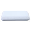 front view of white charcoal memory foam pillow from Rainbow Home