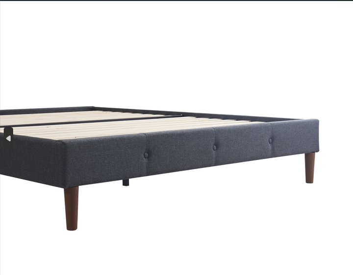 grey slated bed base