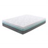 angle view of the Pocket Spring Mattress With Lavender Memory Foam – Yvon by Rainbow Home