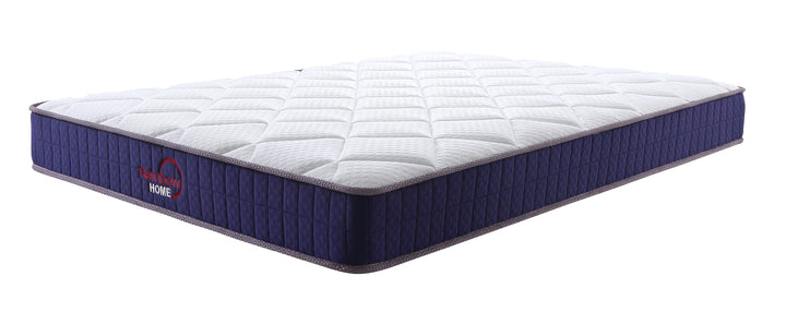 white and purple bonnell coil mattress by rainbow home