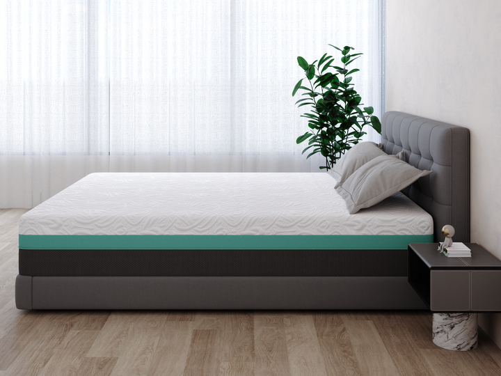 side view of the Pocket Spring Mattress With Lavender Memory Foam – Yvon by Rainbow Home